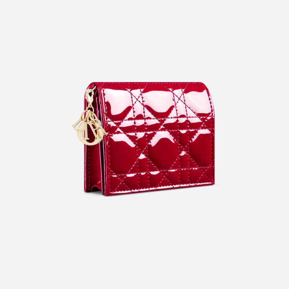Mini Lady Dior Gardenia Wallet