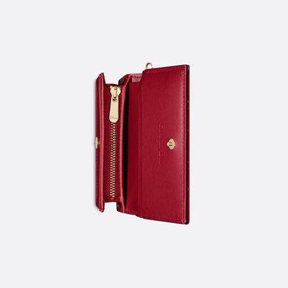 Mini Lady Dior Gardenia Wallet