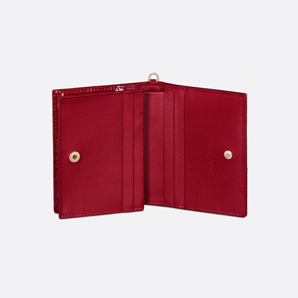 Mini Lady Dior Gardenia Wallet
