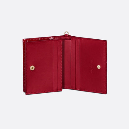 Mini Lady Dior Gardenia Wallet