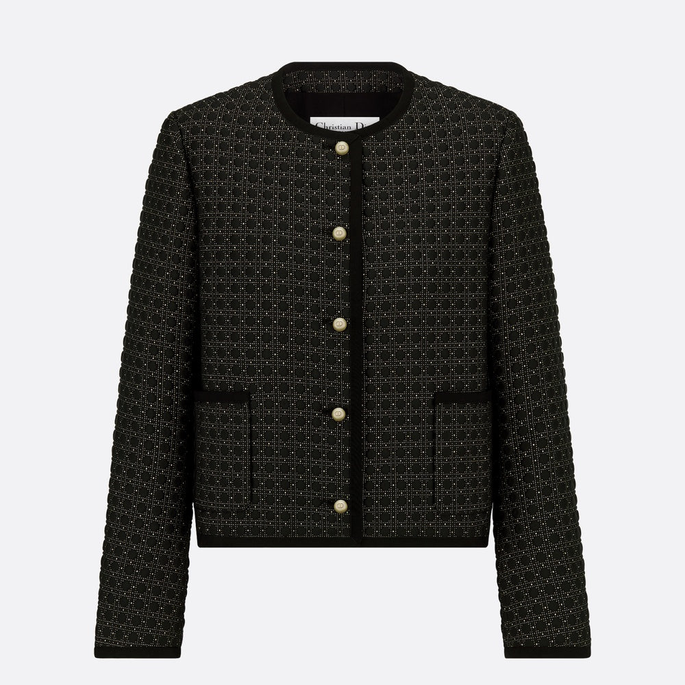 Microcannage Cropped Jacket