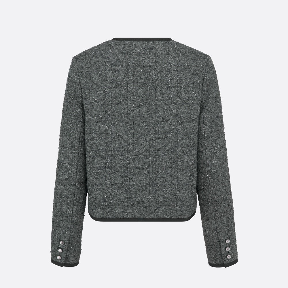 Macrocannage Cropped Jacket
