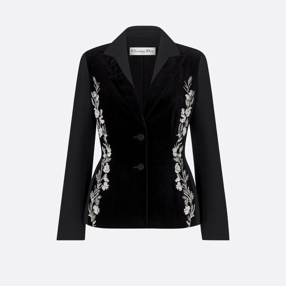 Embroidered Fitted Jacket