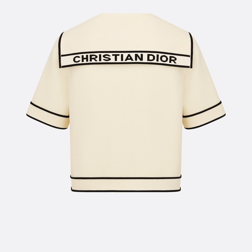 Short-Sleeved Jacket with Sailor Collar