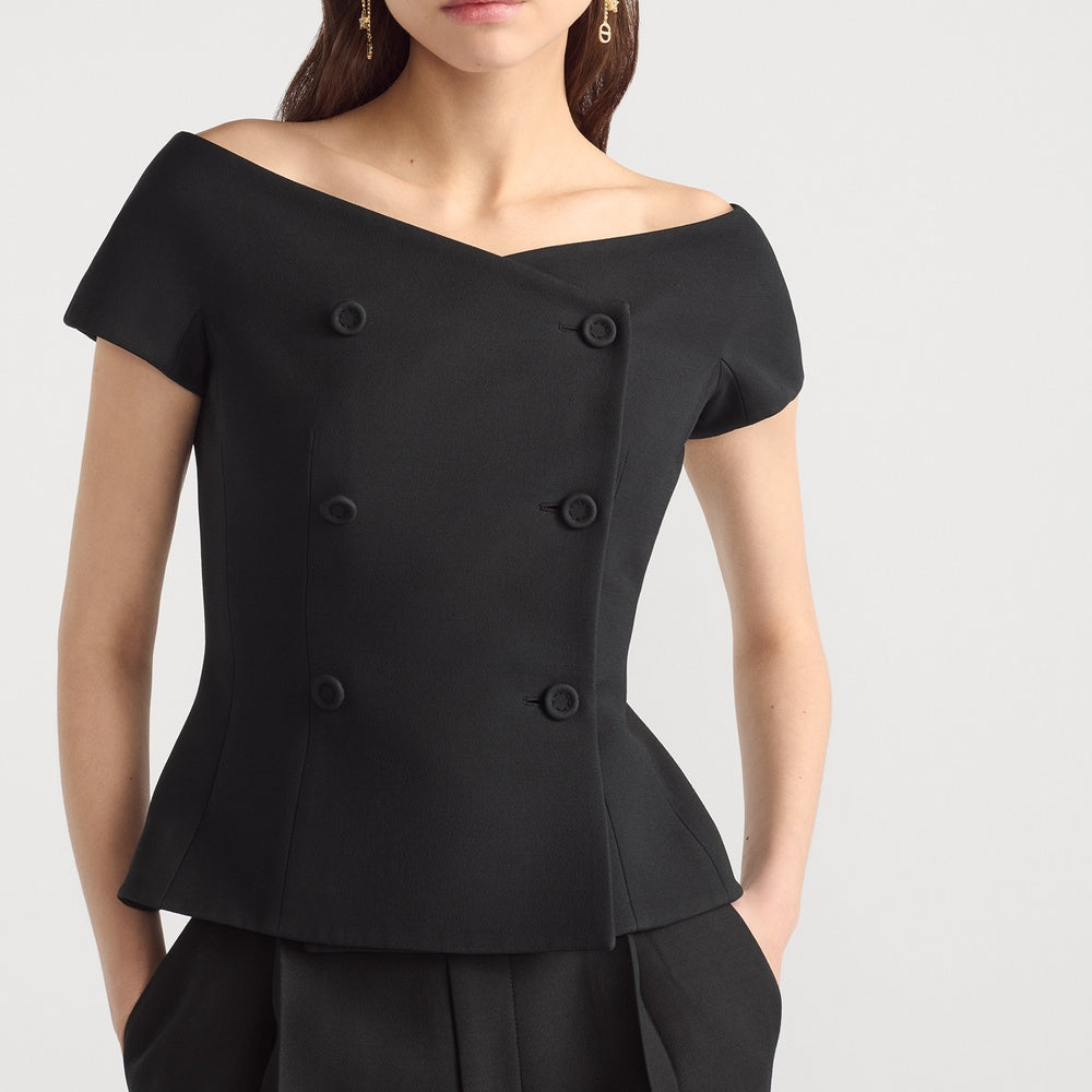 Off-The-Shoulder Jacket