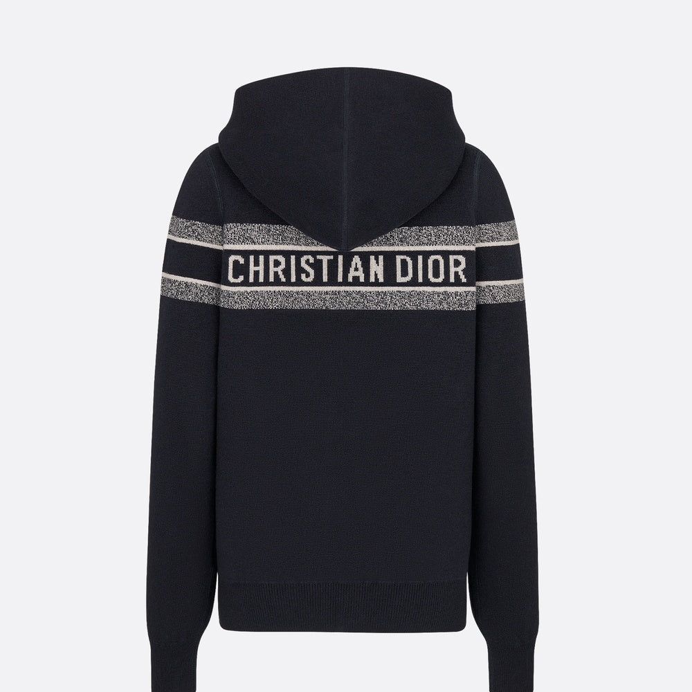 Reversible Zipped Cardigan with Hood