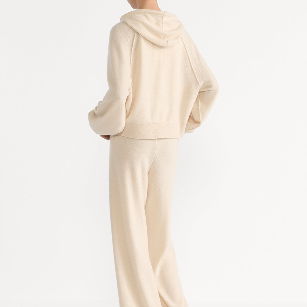Hooded Zipped Cardigan