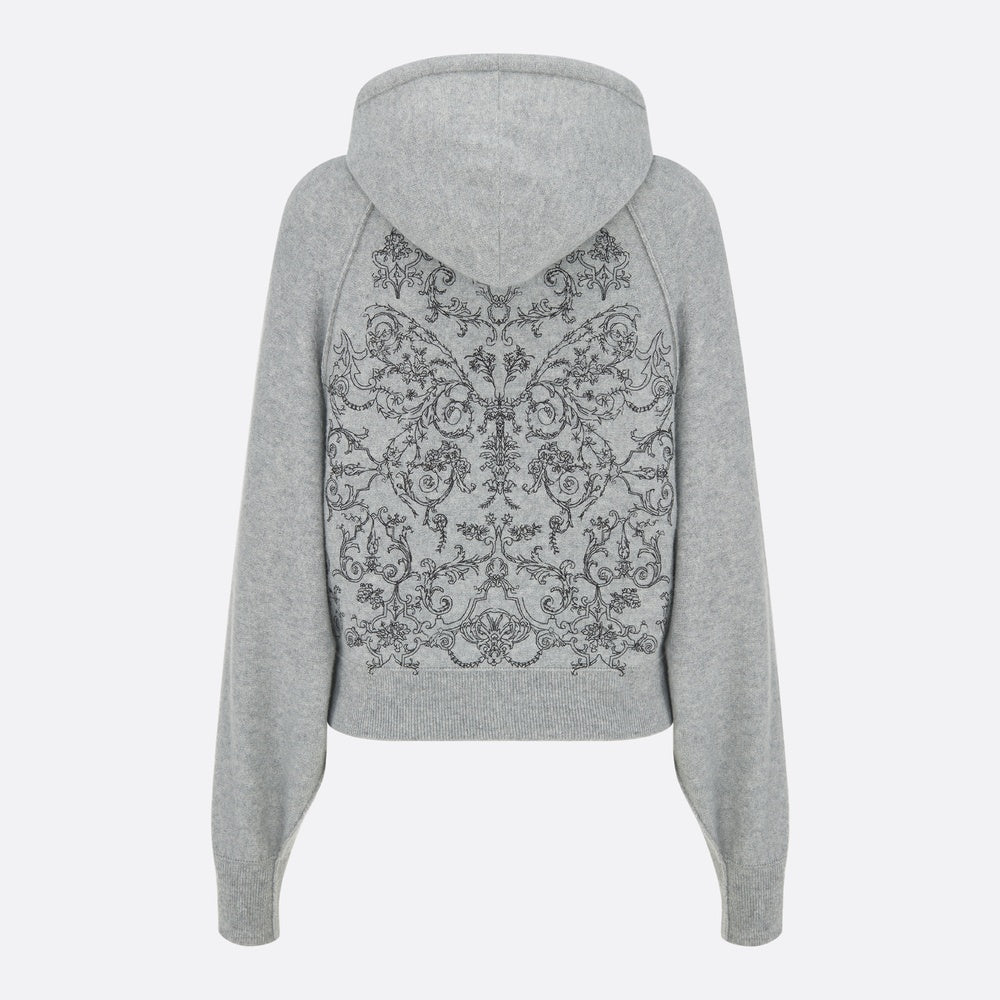 Hooded Zipped Cardigan