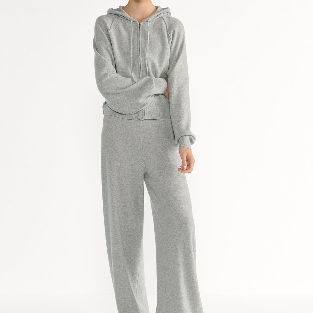 Hooded Zipped Cardigan