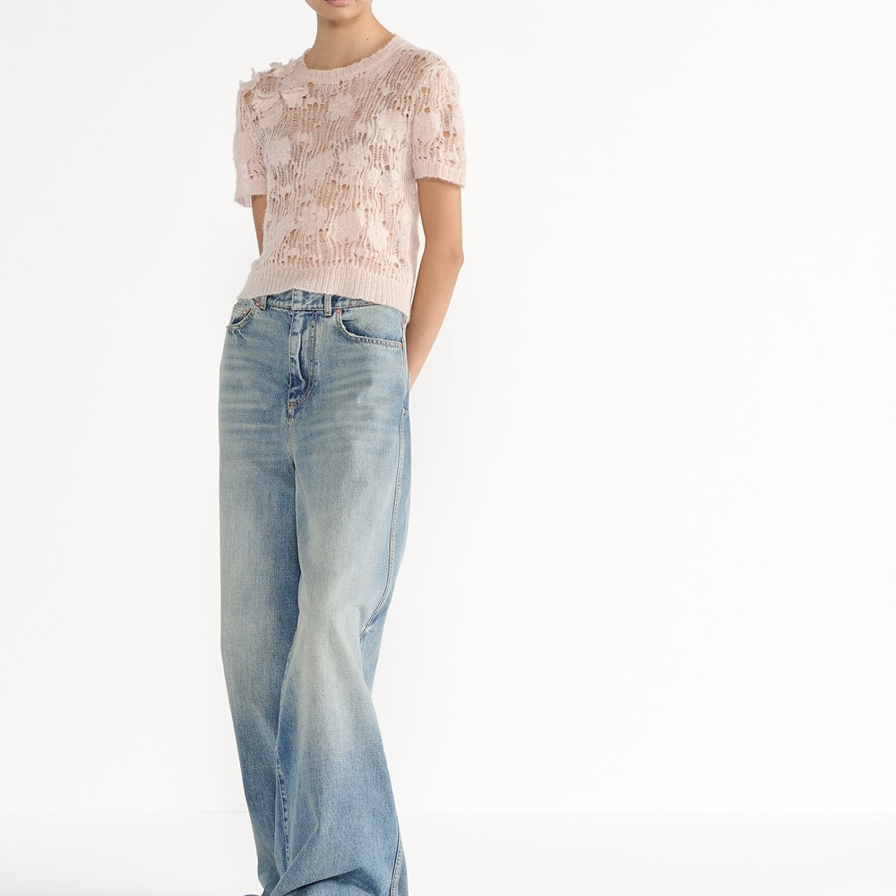 Short-Sleeved Sweater