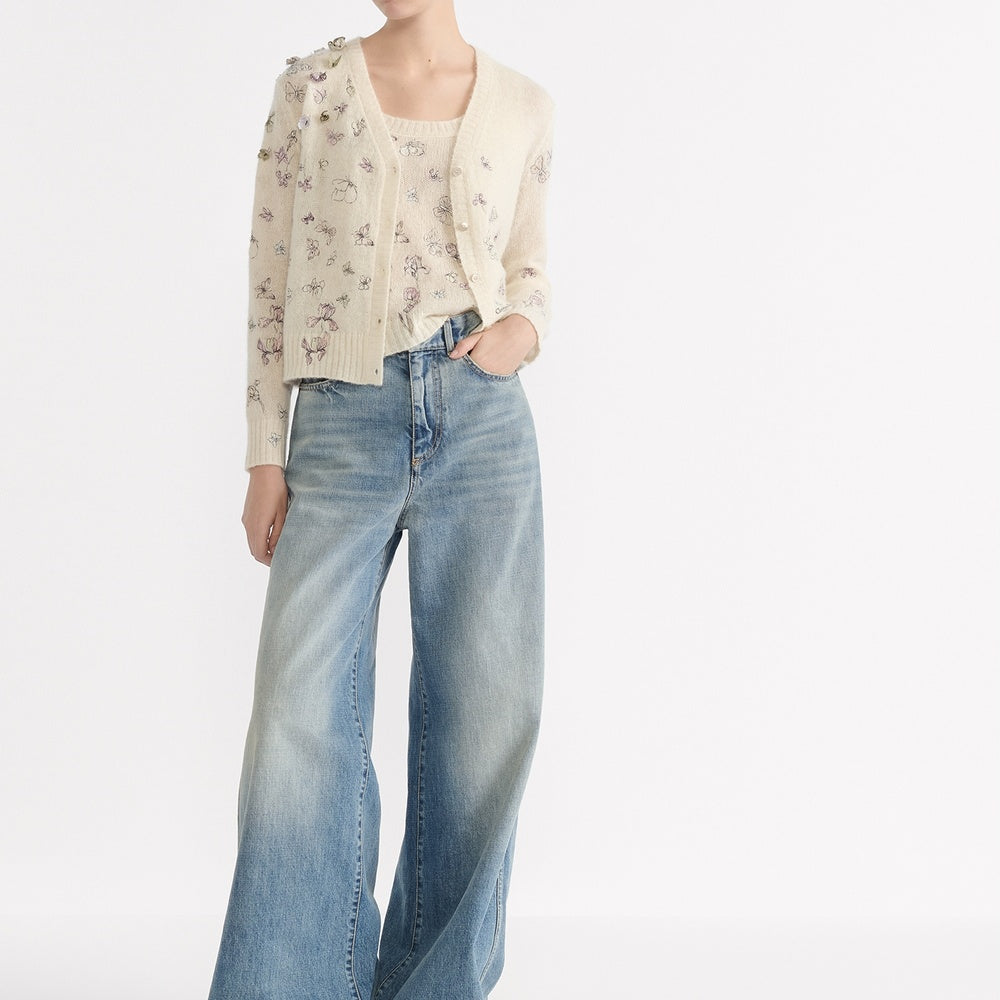 Embroidered Twinset