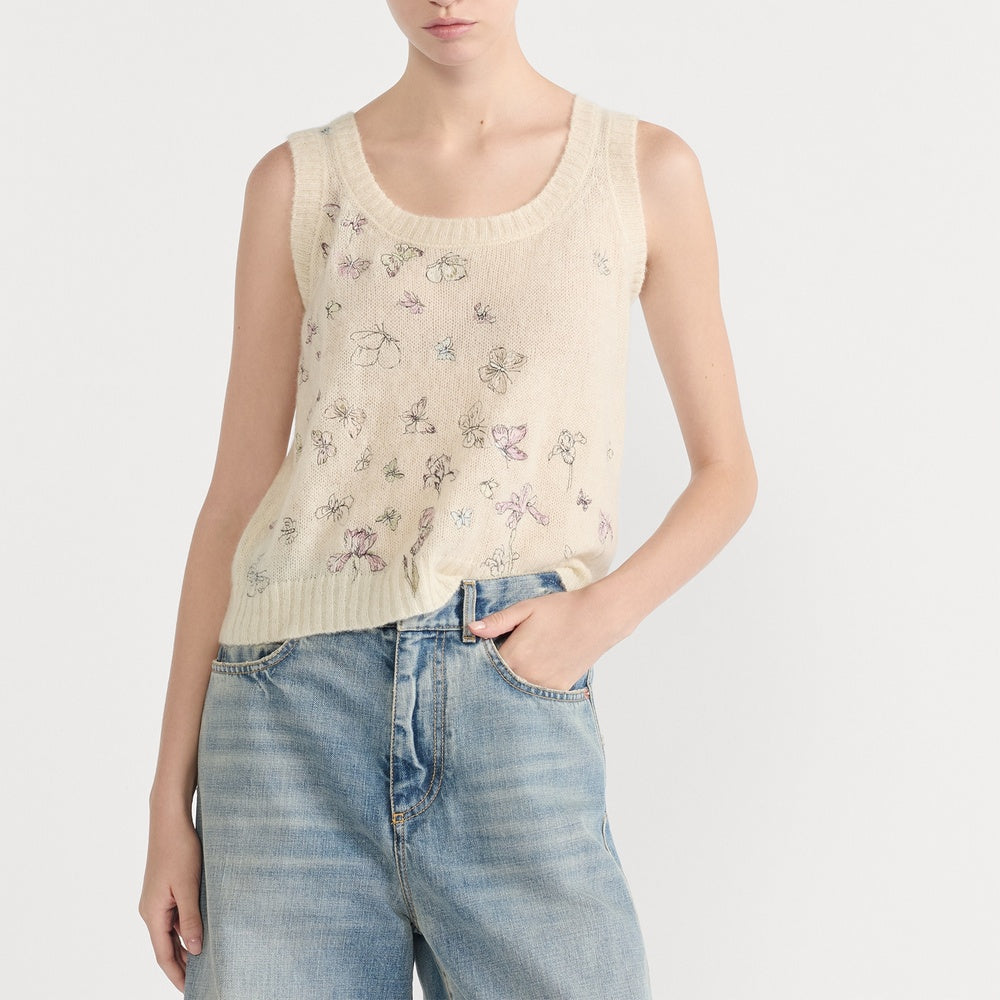 Embroidered Twinset