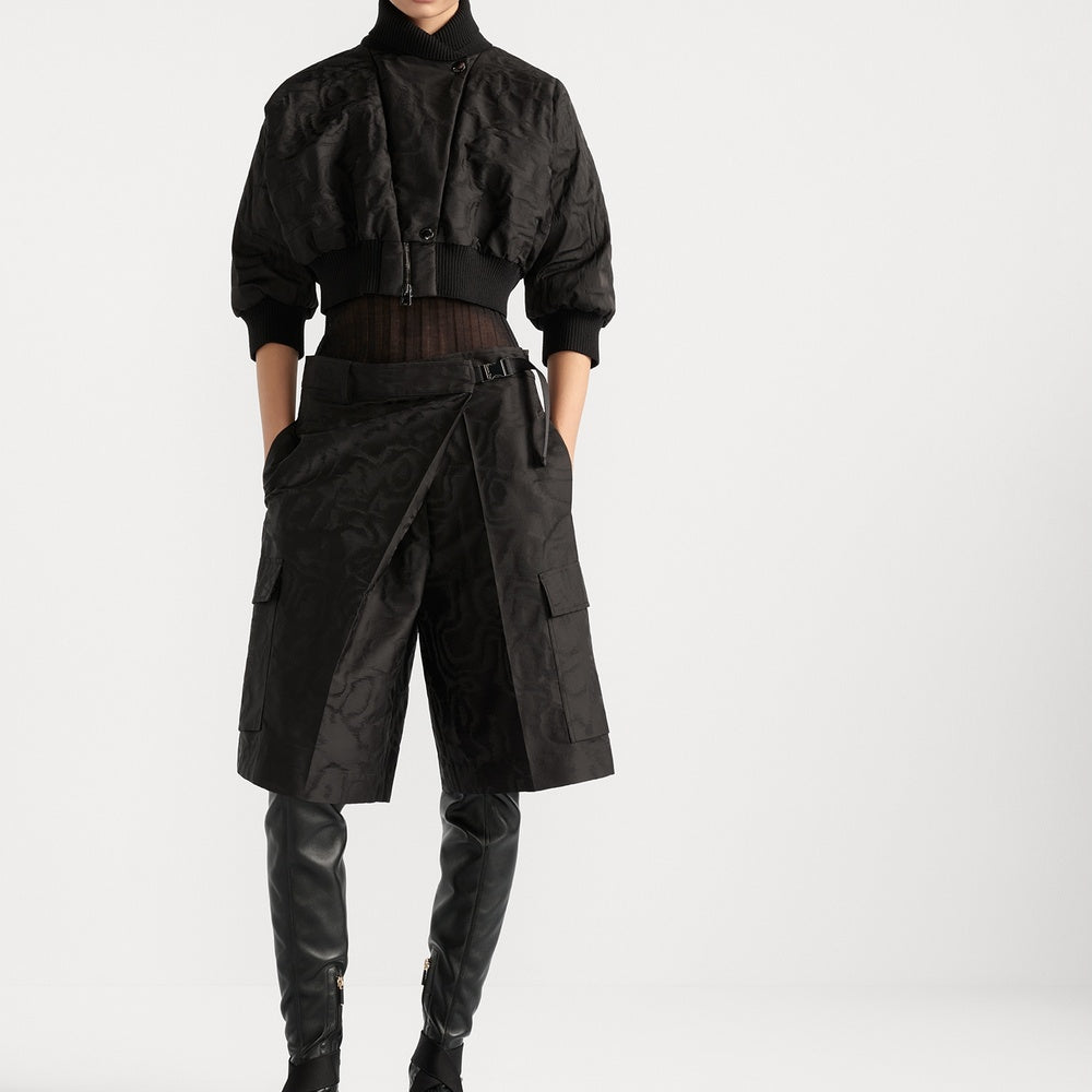 Cargo Wrap Bermuda Shorts