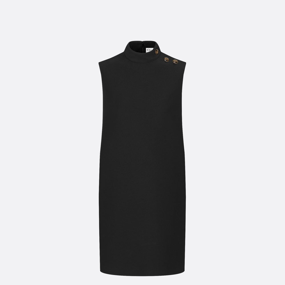 Short Dress with CD Buttons