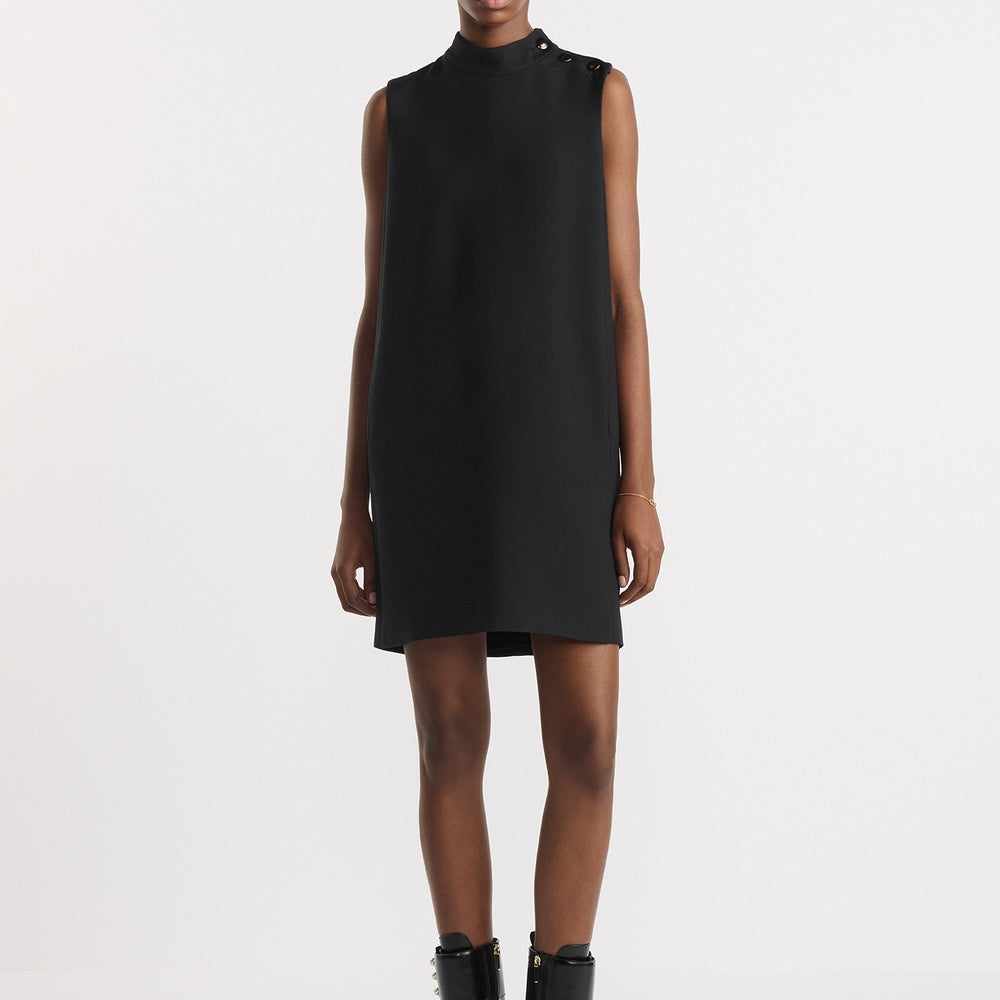 Short Dress with CD Buttons
