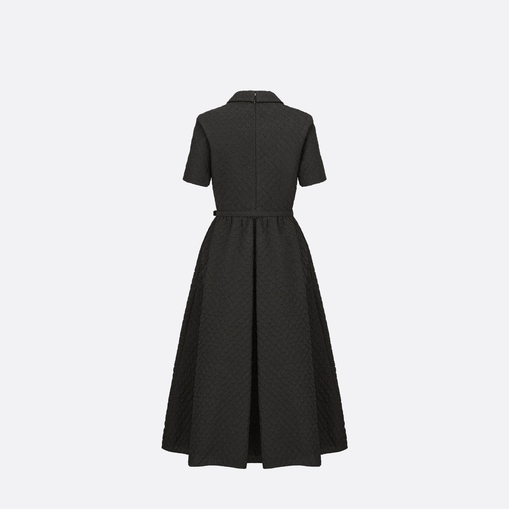 Mid-Length Belted Dress