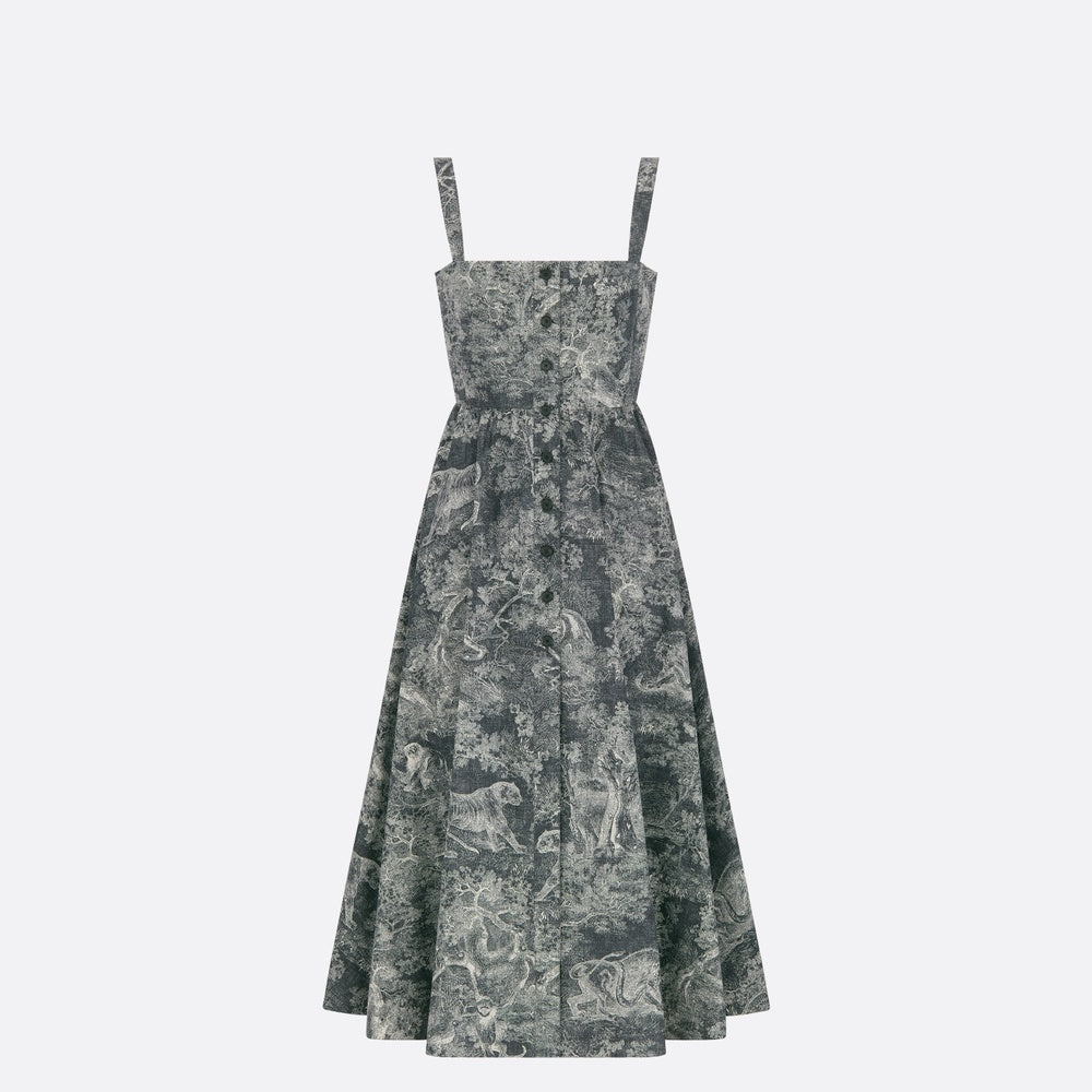 Dioriviera Mid-Length Flared Dress