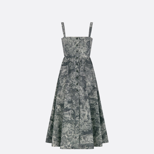 Dioriviera Mid-Length Flared Dress