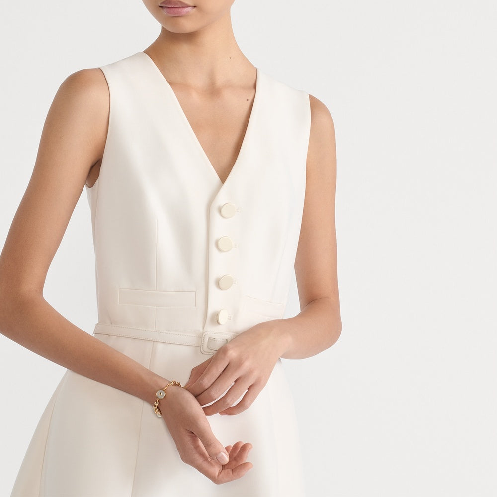 Mid-Length Flared Dress with Belt