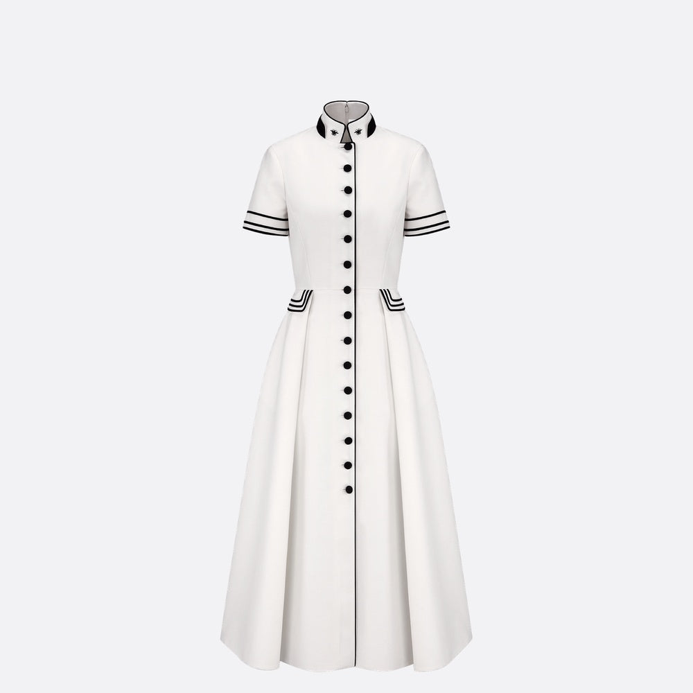 Mid-Length Belted Shirtdress