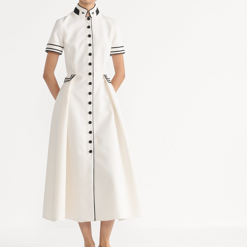 Mid-Length Belted Shirtdress