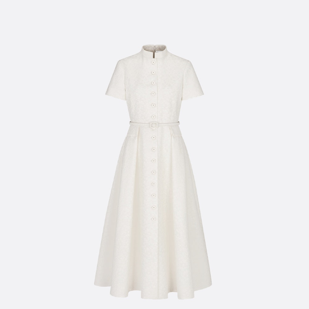 Mid-Length Belted Shirtdress