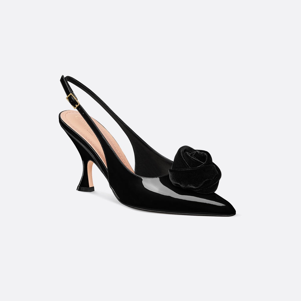 Rose Dior Slingback Pump