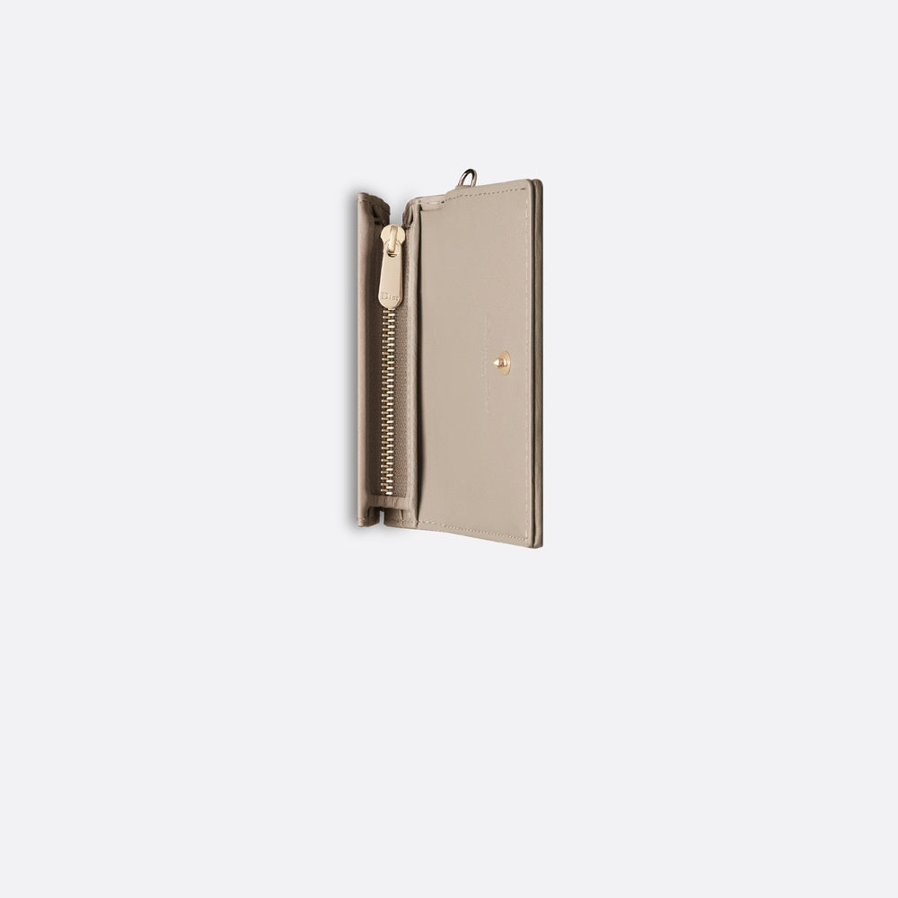 Mini Lady Dior Gardenia Wallet