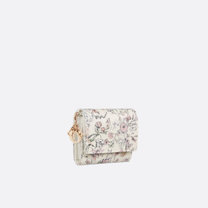 Lady Dior Lotus Wallet