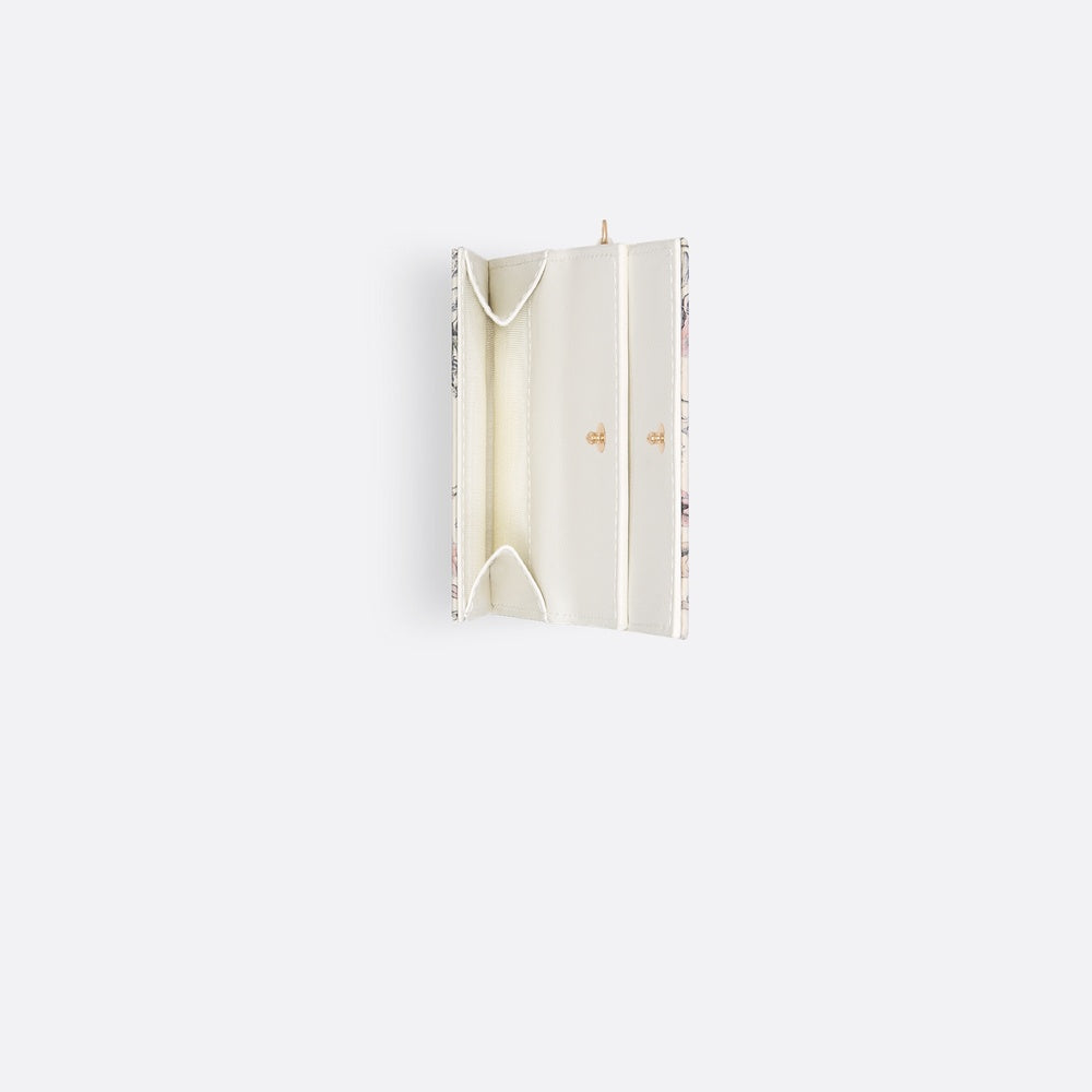 Lady Dior Lotus Wallet