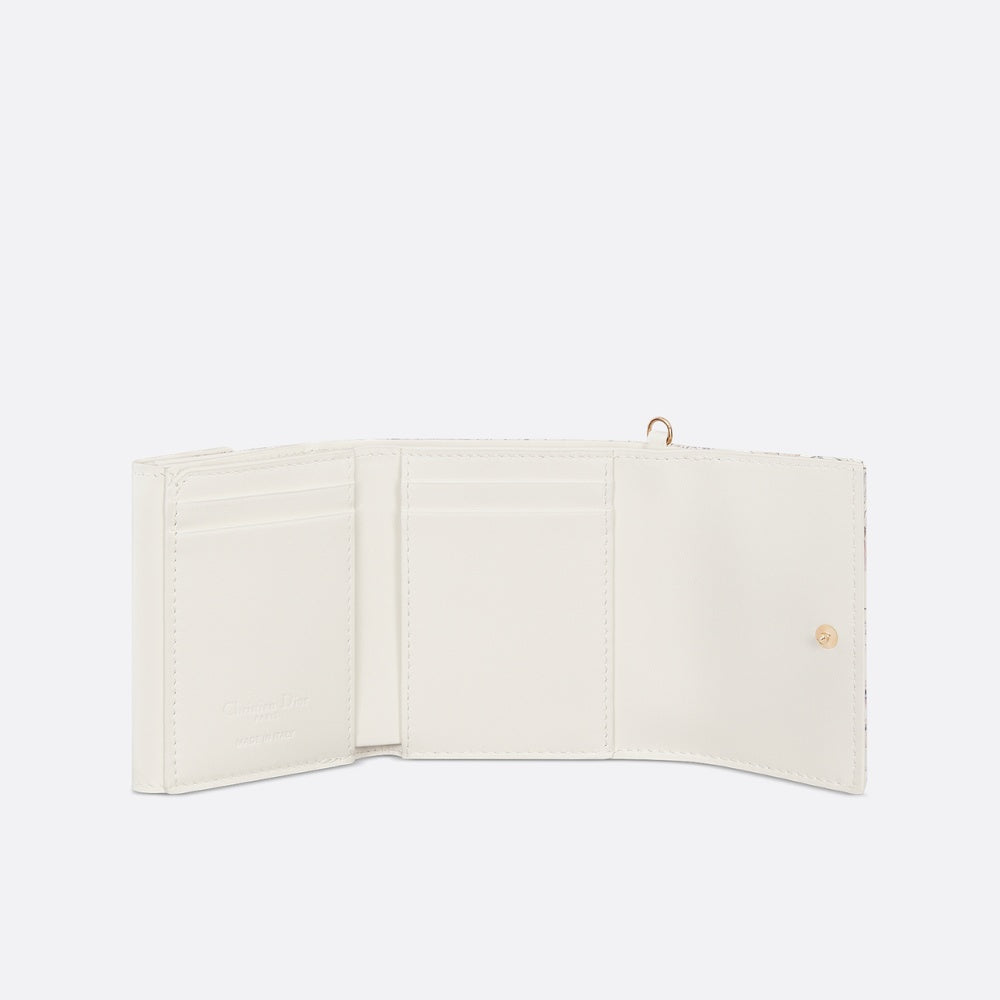 Lady Dior Lotus Wallet