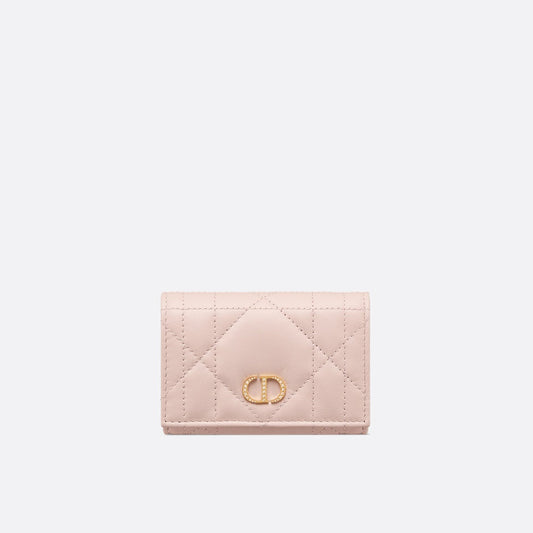 Dior Caro Glycine Wallet with Crystals