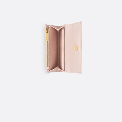 Dior Caro Glycine Wallet with Crystals