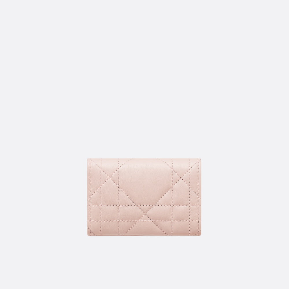 Dior Caro Glycine Wallet with Crystals