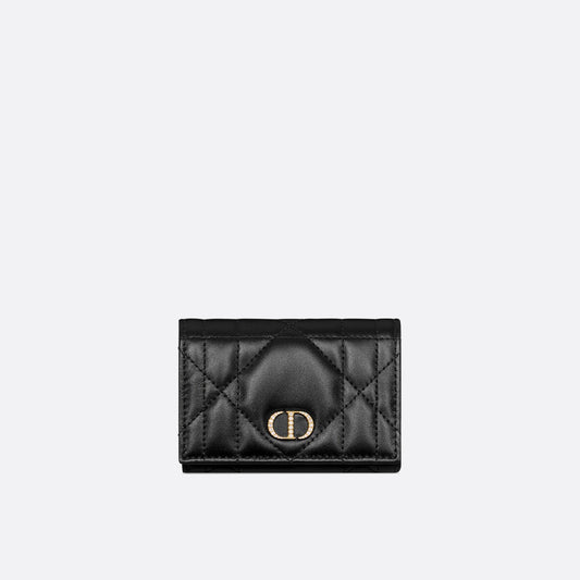 Dior Caro Glycine Wallet with Crystals