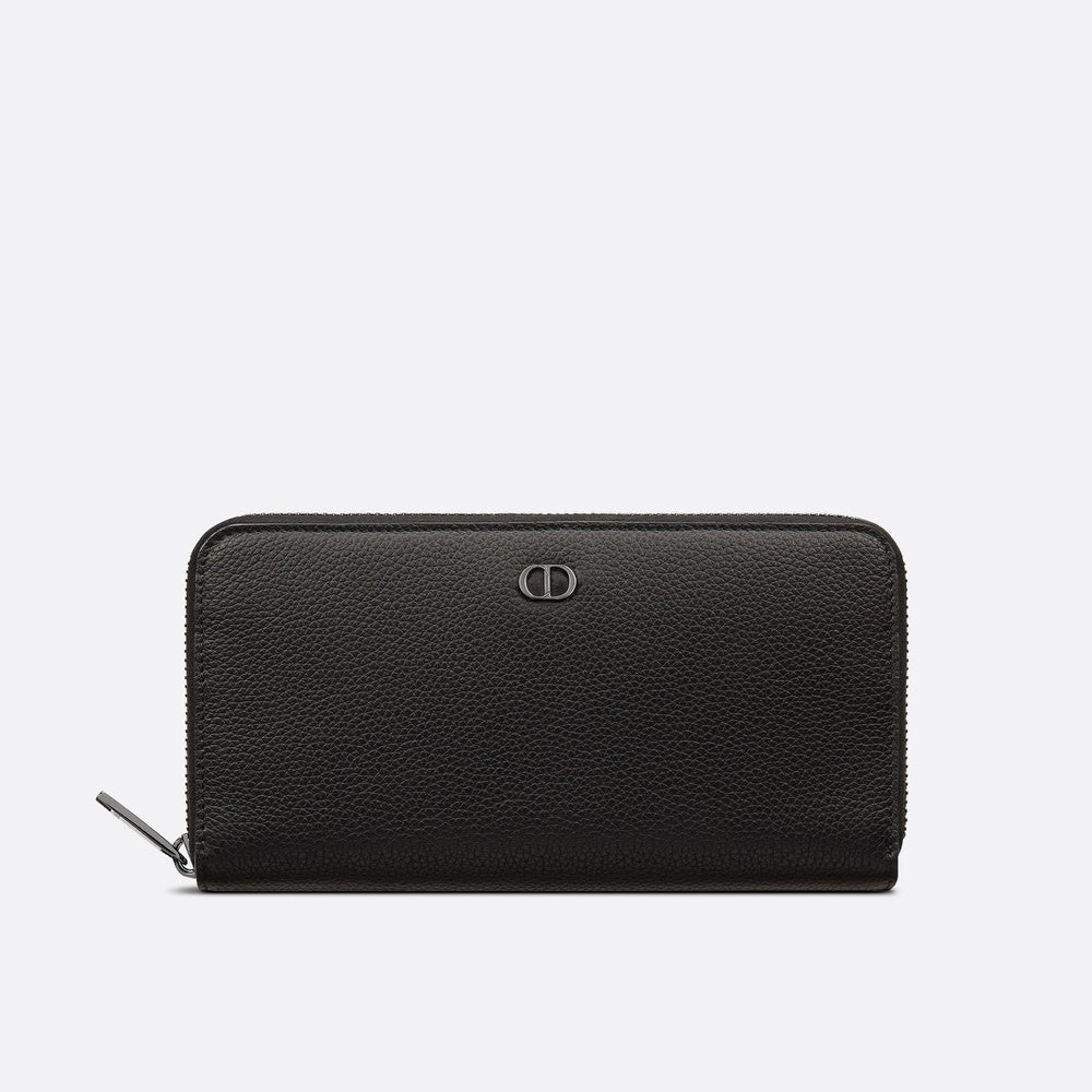 CD Icon Long Zipped Wallet