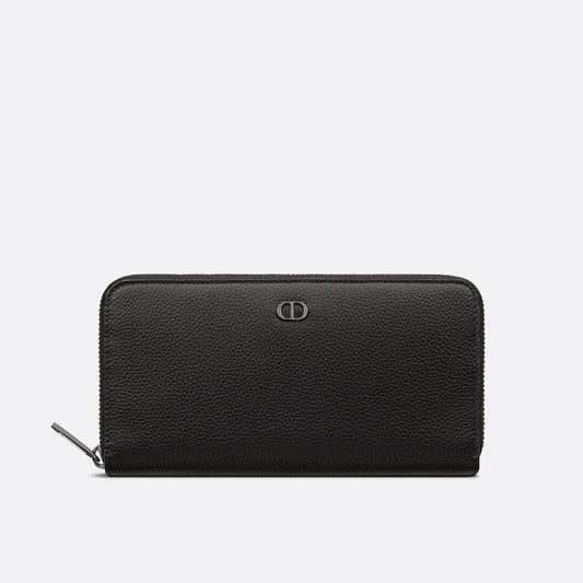 CD Icon Long Zipped Wallet
