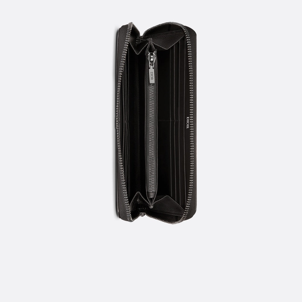 CD Icon Long Zipped Wallet