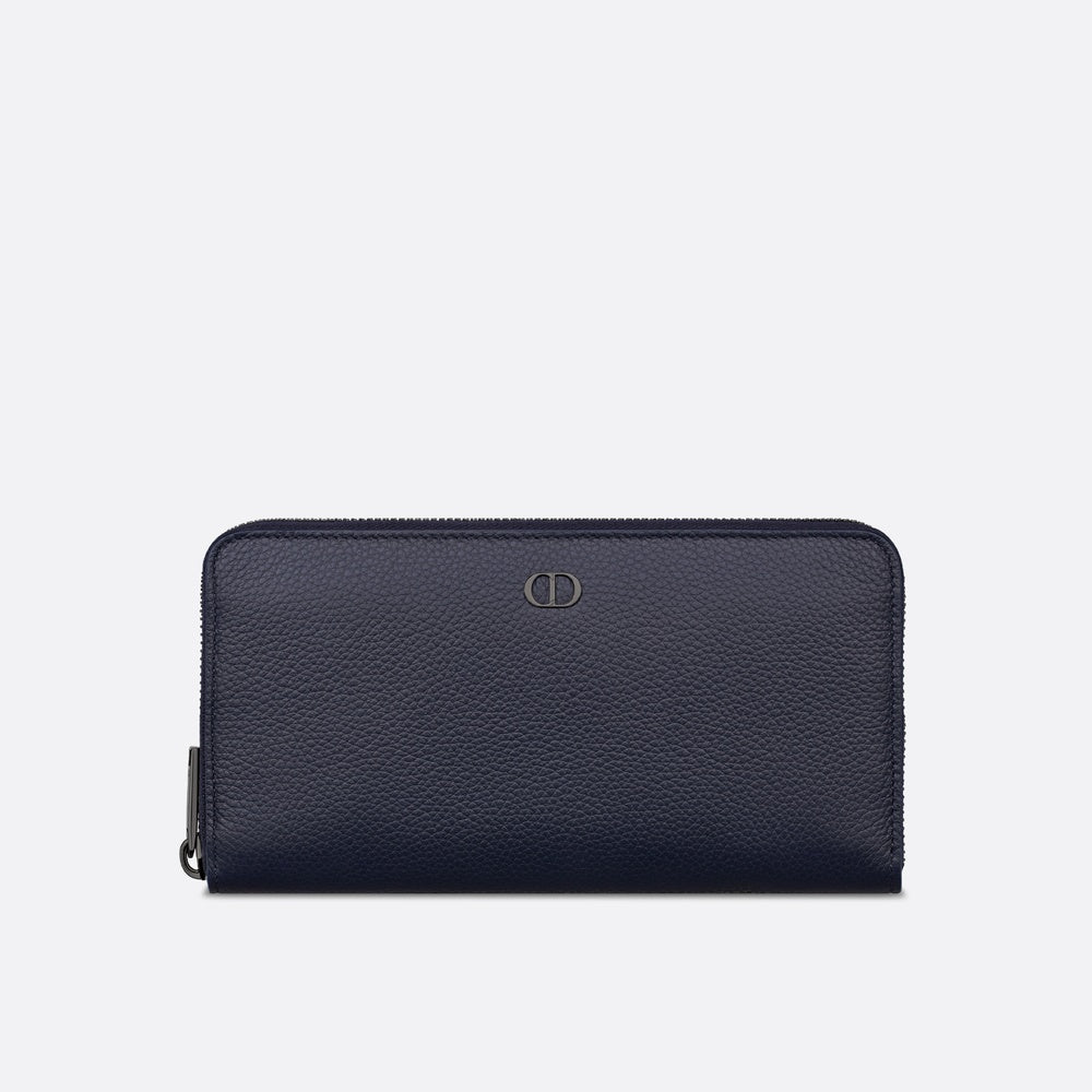 CD Icon Long Zipped Wallet