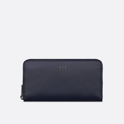 CD Icon Long Zipped Wallet