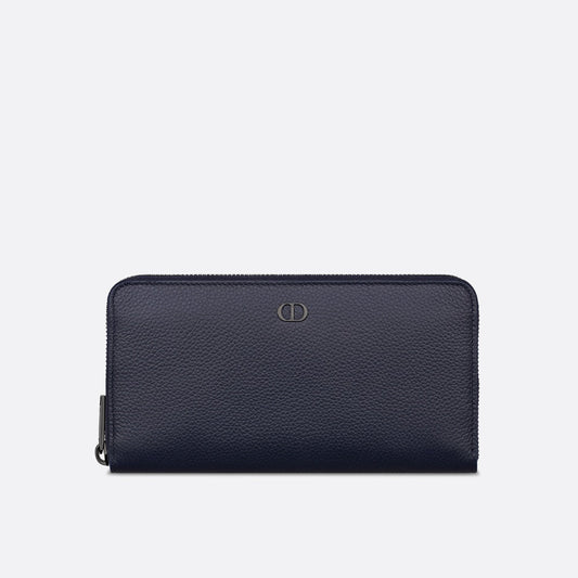 CD Icon Long Zipped Wallet