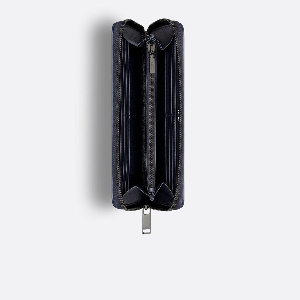 CD Icon Long Zipped Wallet