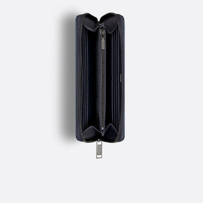 CD Icon Long Zipped Wallet