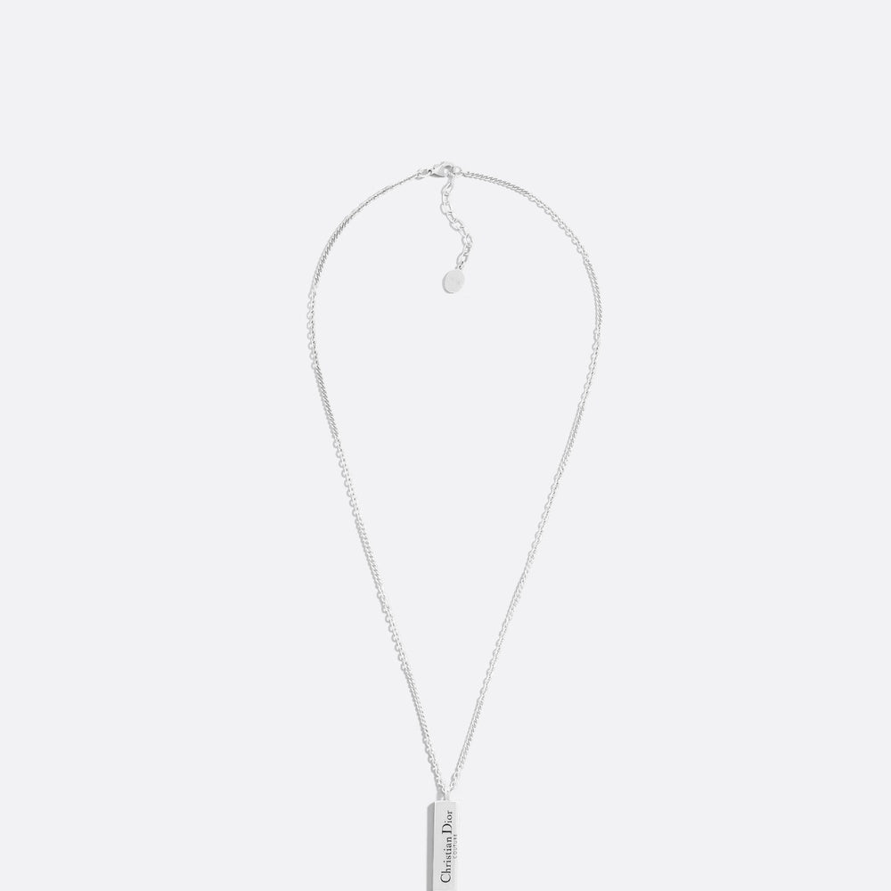 Christian Dior Couture Cut Plate Pendant Necklace