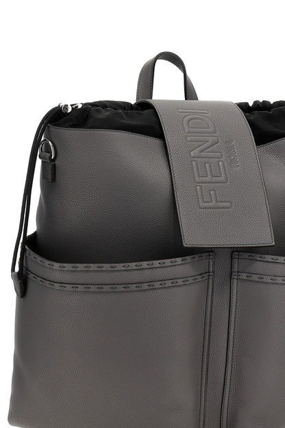 Fendi Men 'Strike Large Fendi Roma' Backpack