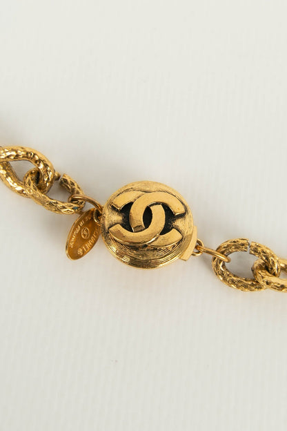 Collier médaillon Chanel 1986