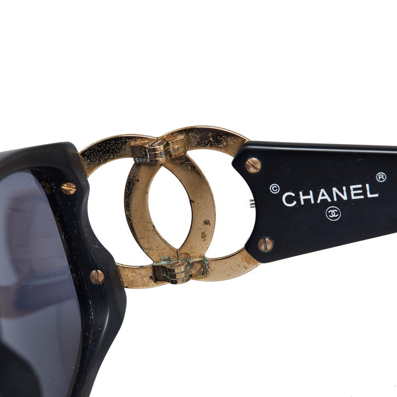 Chanel Cocomark Gold  Wellington un Glasses 02461 Black    CHANEL