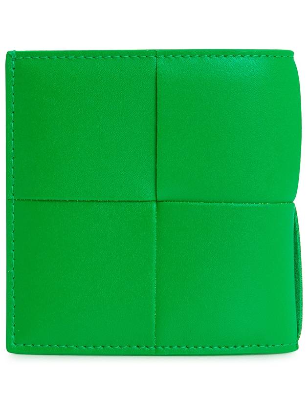 Luxury Bottega Veneta Slim Folder Half Wallet Green