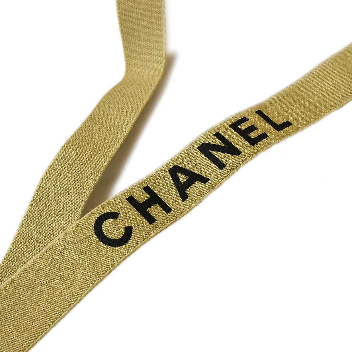 Chanel Suspenders Beige Small Good