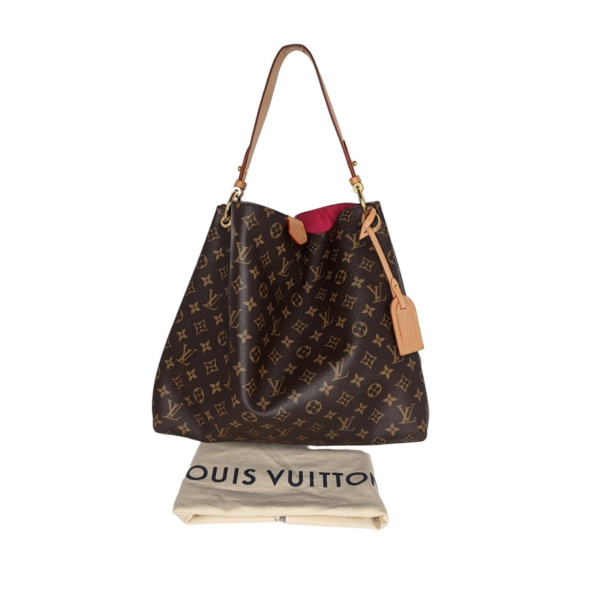 Louis Vuitton Monogram Canvas Graceful MM Hobo Bag